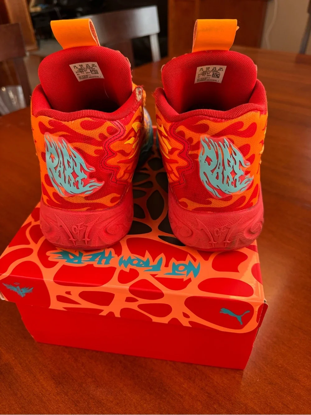 PUMA MB.04 Phoenix LaMelo Ball Basketball Shoes Men’s 8.5 With Box